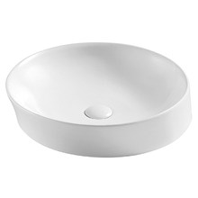 Spin 440mm Oval Angled Counter Top Ceramic Basin